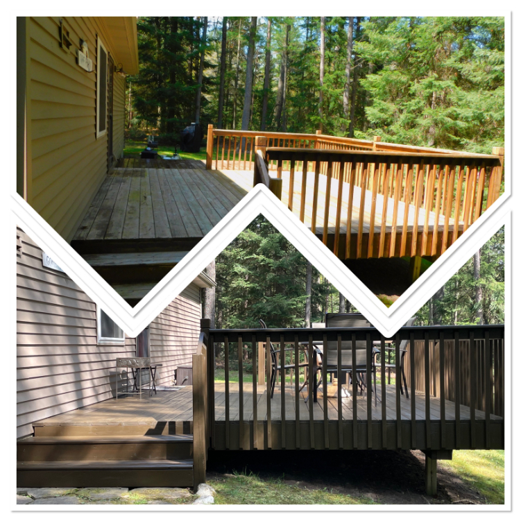 Deck Restoration and Staining in Forest Lake, MI